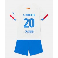Barcelona Sergi Roberto #20 Bortadräkt Barn 2023-24 Kortärmad (+ Korta byxor)